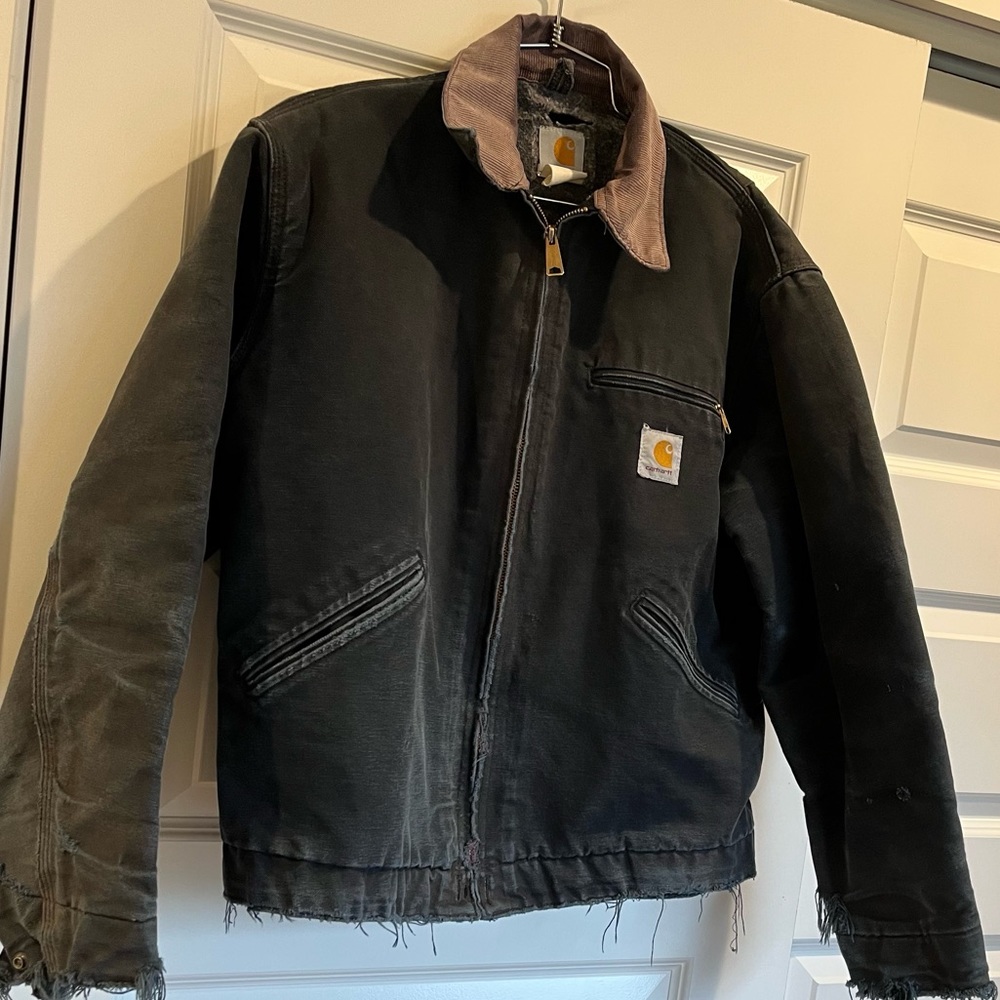 Vintage distressed Carhartt lined jacket
